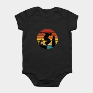 Retro Parkour Baby Bodysuit